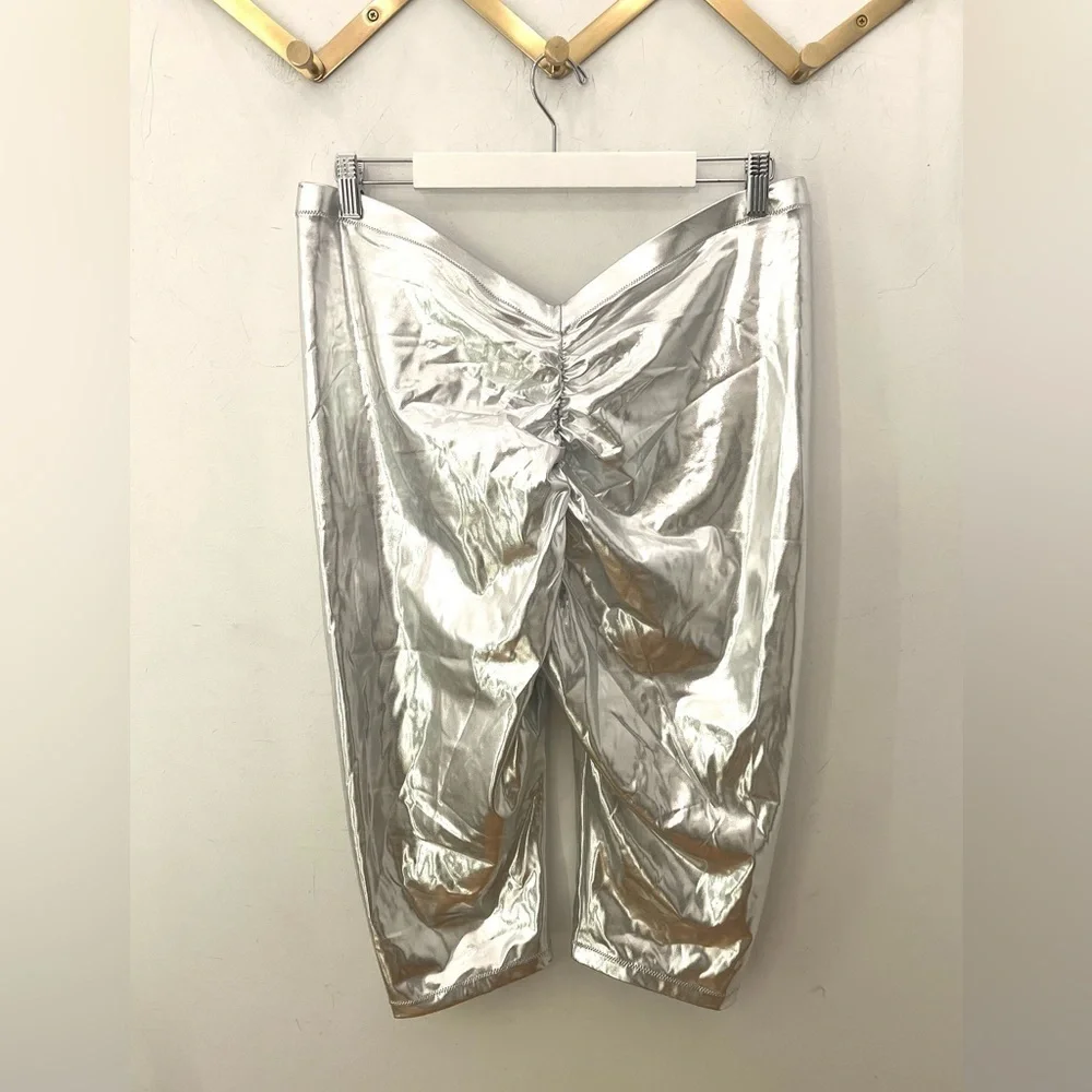 SKIMS | Metallic Swim V Waist Pant NWT